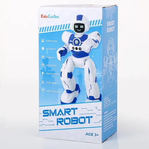Miniatura 7 de Juguetes robot para niños, control remoto programable, inteligente, para caminar, bailar, robot con gesto y detección para niños de 4, 5, 6, 7, 8