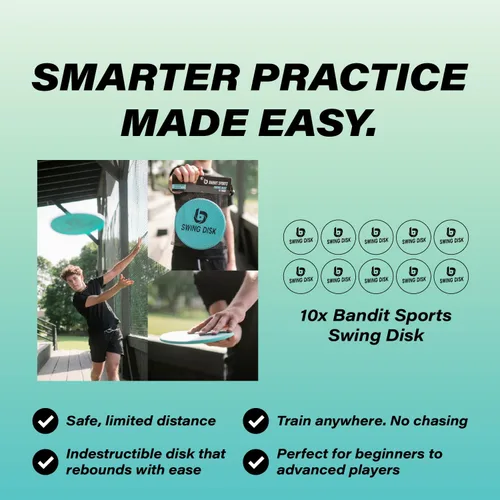 Miniatura 5 de Bandit Sports Swing Disk Baseball Swing Trainer, Baseball Hitting Trainer Disks for Improving Baseball Swing, Baseball Training Equipment to Analyze