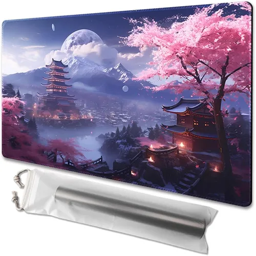 Miniatura 20 de MTG - Tapete de juego tamaño 24 x 14 pulgadas, bolsas de almacenamiento gratuitas, respaldo antideslizante, impresión, ideal para entusiastas