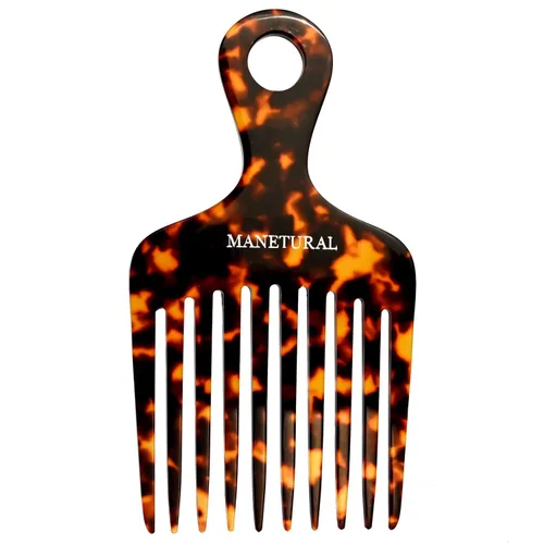 Miniatura 12 de 14MX púas de cabello para mujeres, púas de cabello para cabello rizado, peine de dientes anchos para rizos, púa afro, peine de acetato de 5.5
