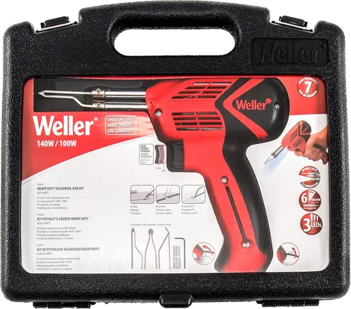 Miniatura 6 de Weller Geuinine Kit universal de pistola de soldadura 140W/100W 120V 9400PKS (paquete de 2)