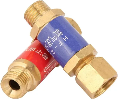 Miniatura 4 de Válvula antirretorno de oxígeno-acetileno, 1,5 oxígeno-acetileno antirretorno para equipos de soldadura de gas para hogares privados