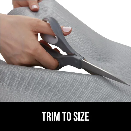 Miniatura 8 de GORILLA GRIP DripGuard - Forro para estantes, no adhesivo, protector de cajones y gabinetes de cocina, agarre fuerte, antideslizante, parte Gris