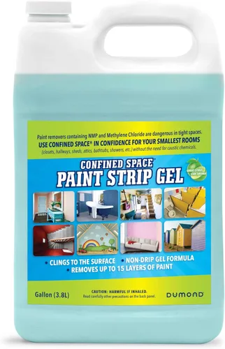 Dumond Confined Space - Tira de gel para pintura, elimina hasta 15 capas de látex, aceite, acrílico y revestimientos a base de agua de espacios