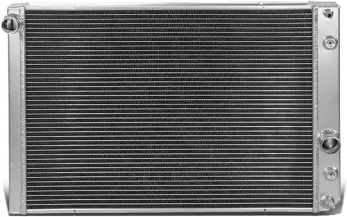 Miniatura 12 de DNA Motoring RA-CHEVYT47-3 - Radiador de aluminio completo de 3 filas compatible con modelos 47-54 Pickup/Suburban L6, 19.75 x 20.75 x 2.25