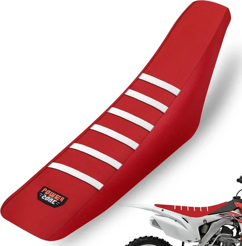 Miniatura 12 de Funda de asiento para moto fewfuss - Funda de asiento universal con raya blanca para moto de tierra - Fundas de asiento para moto de motorcross Azul