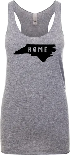 Miniatura 15 de North Carolina Themed Women's Graphic Racerback Tank Top by Moonlight Makers, Gift for Her, Shirts with Sayings, Yoga Tee