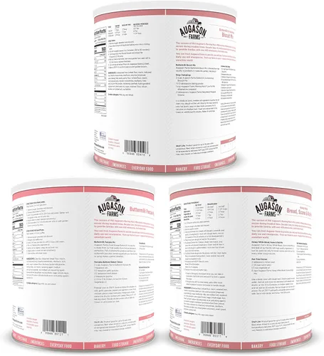 Miniatura 2 de Augason Farms Kit de almacenamiento de alimentos para panadería No. 10 Lata Paquete de 3