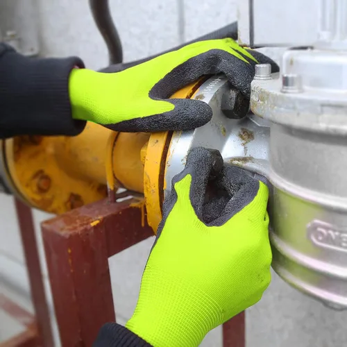 Miniatura 6 de Evridwear - Guantes de trabajo de látex arrugado recubiertos para manos, de seguridad para hombres, mujeres, uso múltiple general, construcción