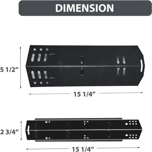 Miniatura 3 de Piezas de repuesto para parrilla de tienda de campaña de calor DGH474CRP para Dyna Glo Grill Heat Shield 70-02-411 70-02-412 Dynaglo cubierta 5