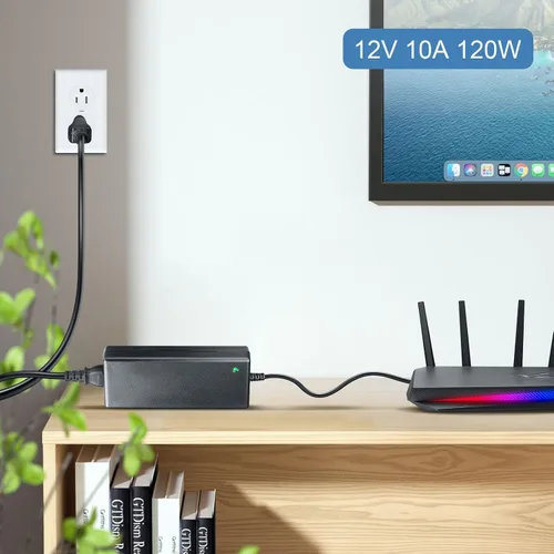 Miniatura 7 de Adaptador de fuente de alimentación de 12V 10A 120W Convertidor de CA a CC 100-240V a CC 12 voltios 10Amp Transformador de potencia de conmutación