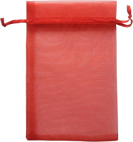 Miniatura 9 de 50 bolsas de papel de regalo de 4 x 6 pulgadas, tela de tul transparente de organza, bolsa de cordón blanco para baby shower, fiesta de cumpleaños