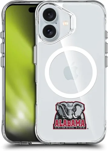 Miniatura 343 de Head Case Designs Funda de gel suave con licencia oficial de la Universidad de Alabama UA Collage compatible con Apple iPhone 13 Pro Max