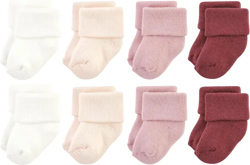 Miniatura 8 de Hudson Baby - Calcetines de algodón para bebés recién nacidos y Terry para niñas bebés