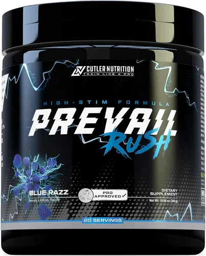 Miniatura 6 de Cutler Nutrition High Stim - Polvo de preentrenamiento Prevail Rush preentrenamiento para hombres y mujeres para bombas intensas, energía