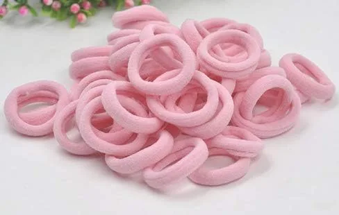 Miniatura 12 de Accesorios para el cabello para niñas y niños, bandas de goma para cola de caballo, bandas elásticas para el cabello (negro)
