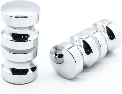 Miniatura 11 de Paquete de 2 manijas de puerta de cristal de ducha, perillas de acero inoxidable para puertas de ducha de doble cara, accesorios para puertas