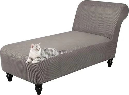 Miniatura 14 de Funda para tumbona sin brazos, fundas elásticas para silla de sala de estar, funda de diván sin brazos, fundas de interior para dormitorio, tela