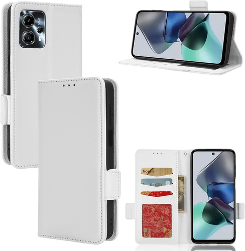 Miniatura 128 de Funda de piel sintética compatible con Motorola Moto E22 4G, funda de piel sintética compatible con Motorola Moto E22i 4G, color negro