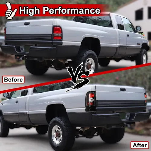 Miniatura 2 de Nixon Offroad Luces traseras para Dodge Ram 1500 2500 3500 Pickup 1994-2002, luces traseras halógenas, luces traseras de automóvil, reemplazo