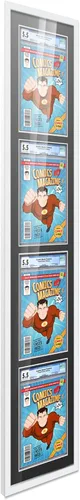 Miniatura 92 de Marco de cómic con paspartú para 8 CGC, CBCS o PGX Graded Comics - Marco de cómic blanco para cómics de 8.125 x 13 pulgadas Marco blanco