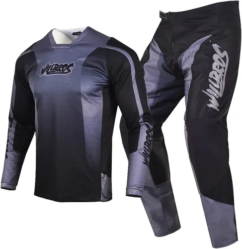 Miniatura 8 de Conjunto de Camiseta y Pantalones de Motocross para Hombre, Equipo MX para Bicicleta de Tierra Todoterreno, Ropa de Carreras para Adultos