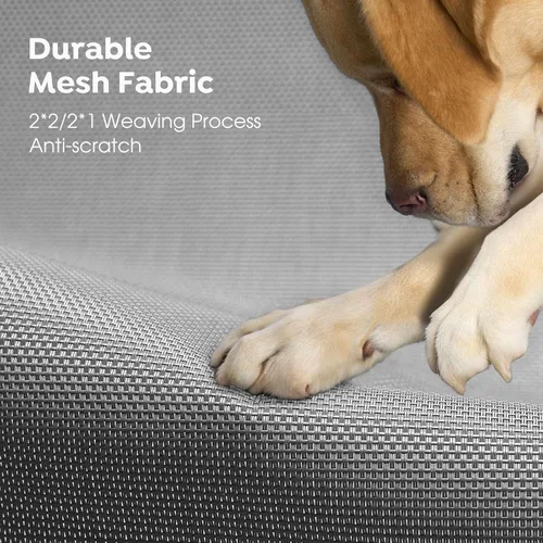 Miniatura 5 de Veehoo Cama Elevada para Perros al Aire Libre, Cuna Elevada para Perros Grandes, Cama de Hamaca para Mascotas Lavable y Resistente al Agua