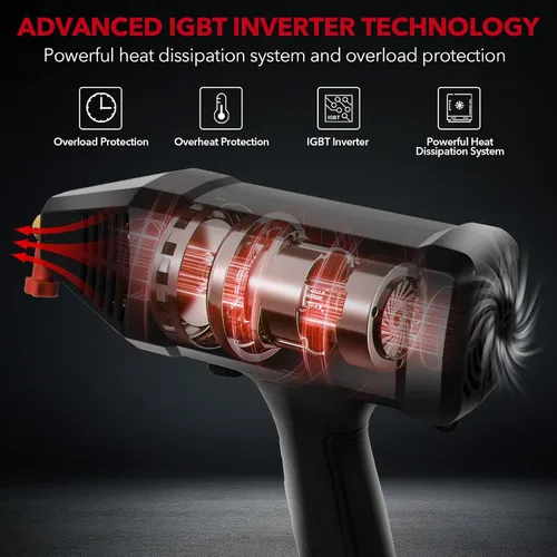 Miniatura 6 de TRQWH Máquina de soldadura 120A de mano 110V soldador de palo portátil Máquina soldadora ARC Inverter IGBT Mini máquina soldadora MMA apta