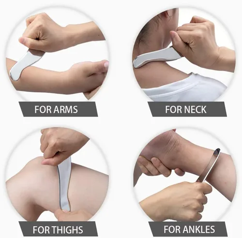 Miniatura 7 de Herramientas Gua Sha, herramienta de masaje de raspado de acero inoxidable, herramientas IASTM, herramientas de raspado miofascial para terapia