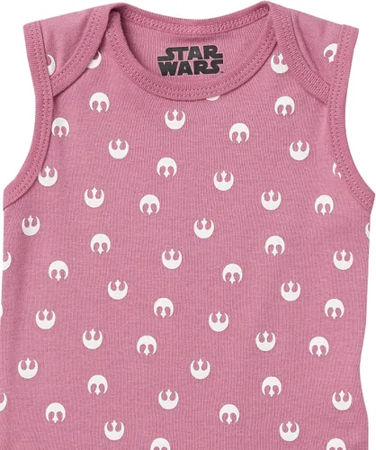 Miniatura 2 de Tienda Essentials Disney Star Wars Body de princesa sin mangas, paquete de 6