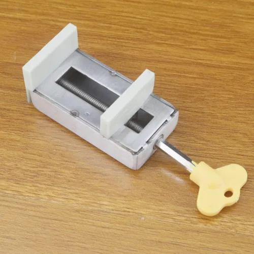 Miniatura 2 de WANLIAN Tapón de bloqueo de ventana de puerta ajustable grueso deslizante de seguridad antirrobo niños cerradura de seguridad infantil plástico