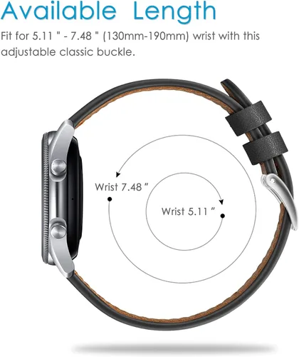 Miniatura 6 de Fintie Correas compatibles con Samsung Galaxy Watch 3 de 1.772 pulgadas / Galaxy Watch 1.812 pulgadas / Gear S3 Classic/Frontier, correa de repuesto