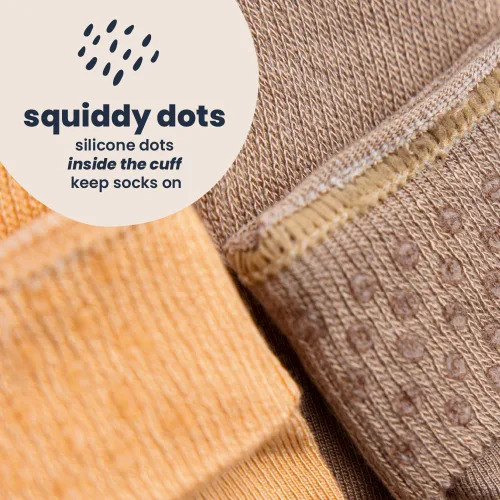 Miniatura 98 de squid socks Calcetines de viscosa de bambú 0-6M, 6-12M, 12-24M y 2T-3T Calcetines que se mantienen puestos