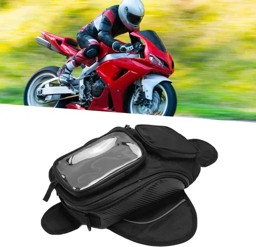 Miniatura 2 de Aramox Bolsa universal para motocicleta, mochila decorativa, impermeable, tela Oxford para montar, Popular