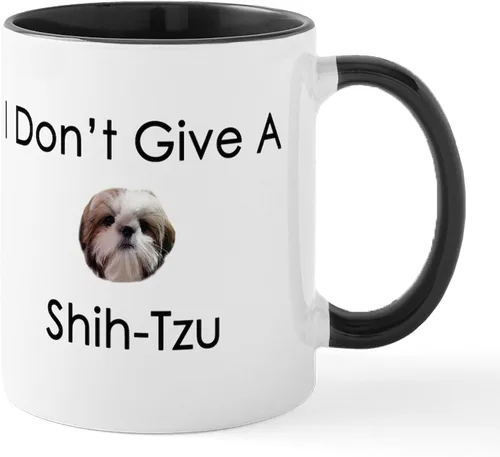 Miniatura 40 de CafePress Cute Shih Tzu Dog Mugs - Taza de café de cerámica de 11 oz (11.0 fl oz)