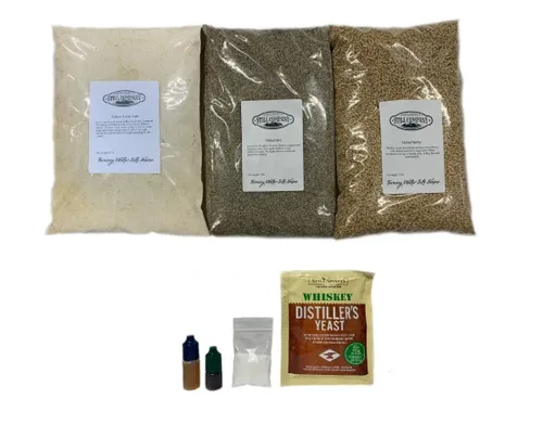 North Georgia Still Company 's Willett Rye #2 Style Master Distillers Kit, Kit de fermentación para Moonshine, Kit de puré de 5 galones