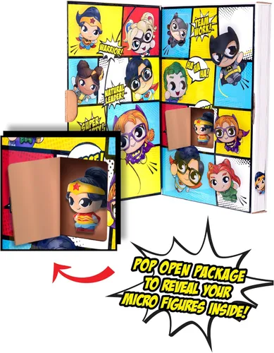 Miniatura 2 de DC Comics Minis, paquete de 12 Micros, figuras coleccionables de 1.5 pulgadas (muñecas, juguetes), exclusivo de Amazon
