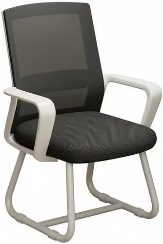 Silla de oficina ergonómica con soporte lumbar y respaldo de malla transpirable, ideal para el hogar y el trabajo (patas de silla plegables, cojín