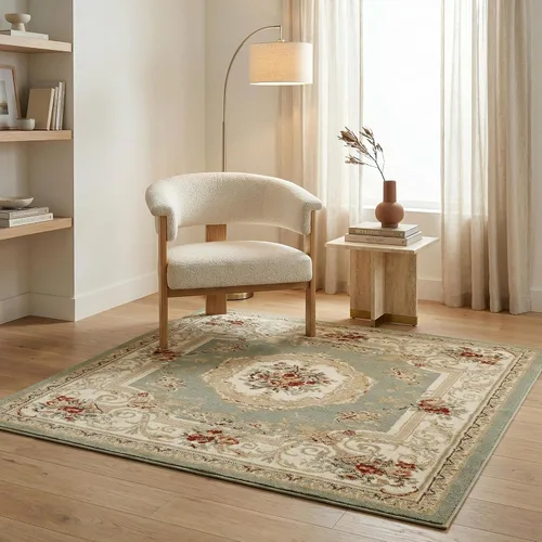 Miniatura 27 de Unique Loom Versailles Collection - Alfombra tradicional clásica con motivo floral, colección Versailles