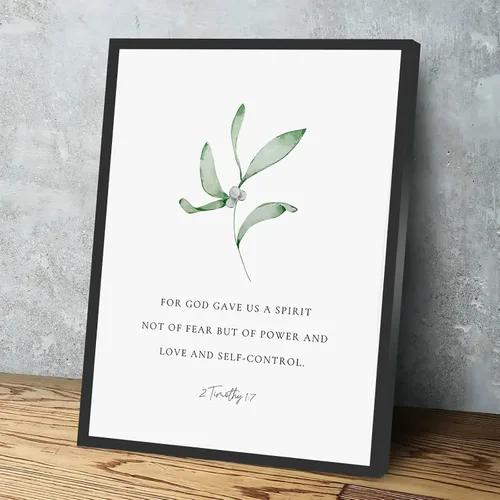 Miniatura 9 de Decoración de pared para dormitorio, impresión artística de versículo bíblico de Colosenses 3:2, pon tus mentes en las cosas arriba, impresión