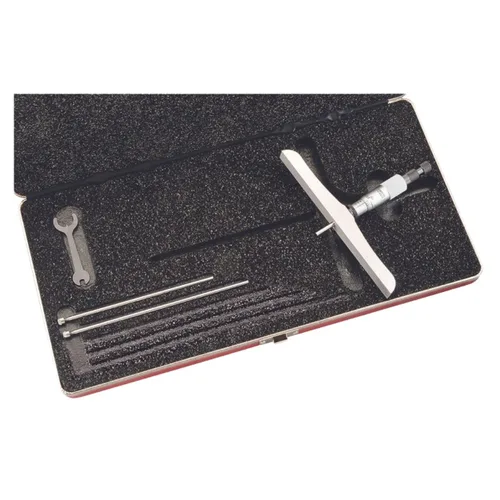 Miniatura 11 de Starrett 449 Profundímetros Vernier tipo micrómetro, pulgadas, 1
