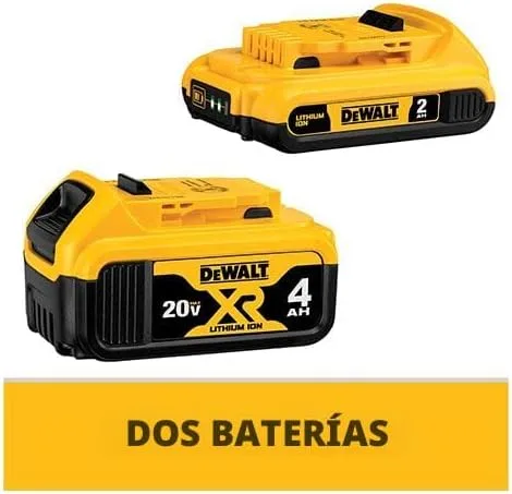 Miniatura 8 de DEWALT Tools Kit Combinado de 5 Herramientas Eléctricas, Taladro Inalámbrico Destornillador de Impacto Sierra Multiherramienta Oscilante con Batería