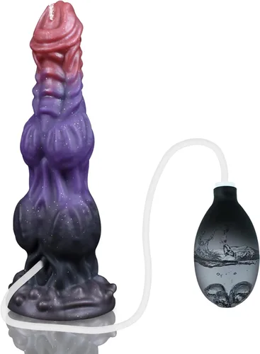 Miniatura 7 de Consolador alienígena monstruo animal – Consolador de nudo de fantasía de 7.87" con fuerte ventosa, consoladores gruesos compatibles con arnés