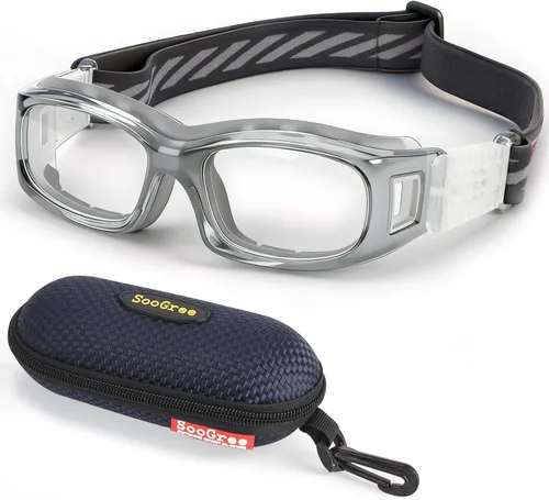 Miniatura 15 de SooGree Gafas deportivas para niños – Gafas de baloncesto y fútbol – Gafas de seguridad para niños – Anteojos antigolpes – Marco 7-14