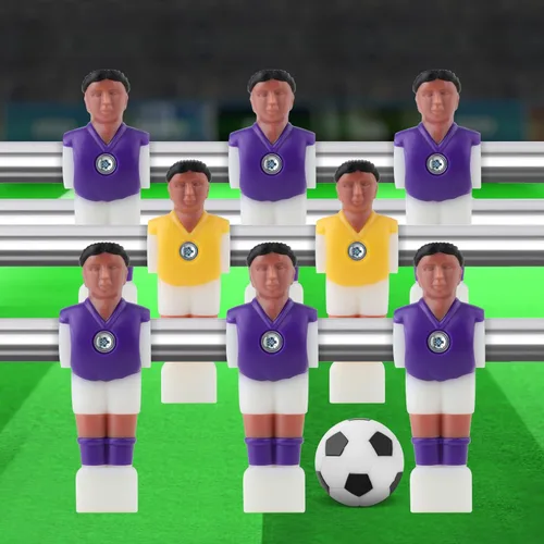 Miniatura 5 de Foosball Hombres Set Futbolín Jugador de Mesa de Fútbol Jugadores de Fútbol Piezas Jugador de Futbol
