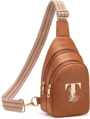 Miniatura 70 de Viverte Bolsas Cruzadas para Mujeres Bolso de Hombro Inicial Riñoneras Personalizadas Regalos para Mamá Mujer Esposa