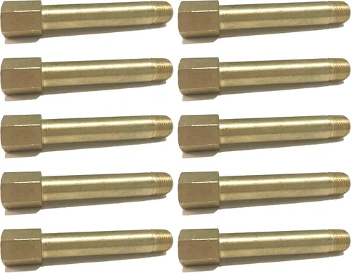 Miniatura 5 de Latón 1/8" largo extensión adaptador, 3.0 in largo, D.O.T. aprobado (cantidad 01)