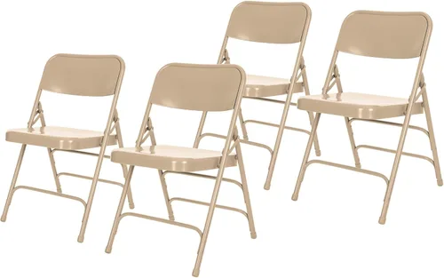Miniatura 12 de OEF Furnishings Triple Brace Silla plegable de acero, azul