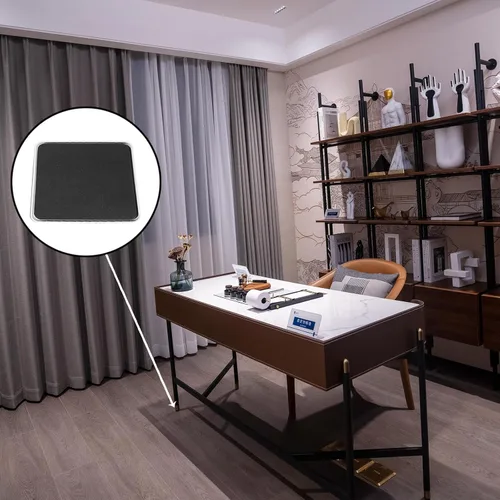 Miniatura 6 de 4 deslizadores de muebles grandes reutilizables de 5 pulgadas para alfombras, alfombras cuadradas grandes para muebles, almohadillas móviles