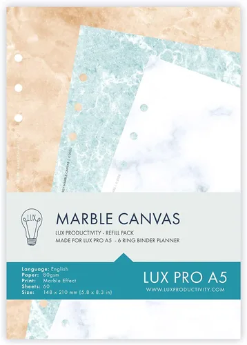 Miniatura 3 de LUX PRO A5 - PAQUETE DE REFILL - Libreta de direcciones - LUX PRODUCTIVITY